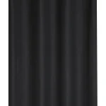 Draperie Portland 140X260 cm, culoare negru cărbune, 100% poliester