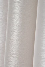 Perdea Linwood 140X260 cm, culoare crem, 100% poliester - imagine 3