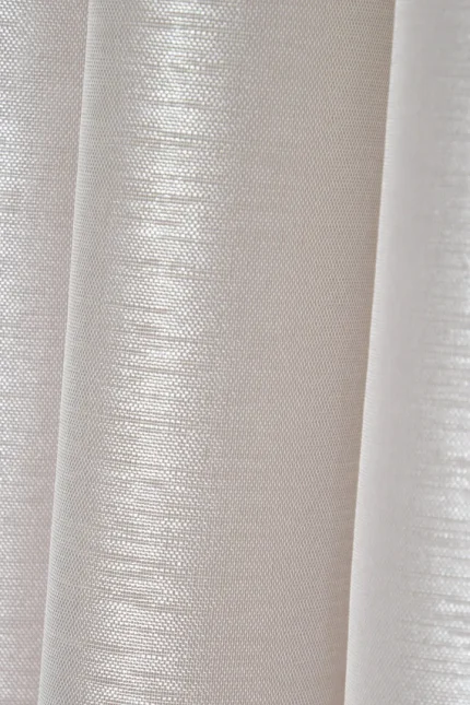 Perdea Linwood 140X260 cm, culoare crem, 100% poliester - imagine 3
