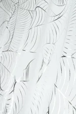 Perdea Patras 140X260 cm, culoare argintiu, 100% poliester - imagine 3