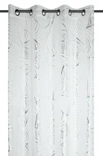 Perdea Patras 140X260 cm, culoare argintiu, 100% poliester
