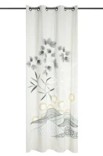 Draperie Yuki 140X260 cm, culoare natural, 100% bumbac