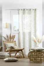 Perdea Hemera 140X260 cm, culoare natural, 100% poliester - imagine 2