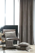 Draperie Dandy 140X260 cm, culoare greige, 100% poliester - imagine 2