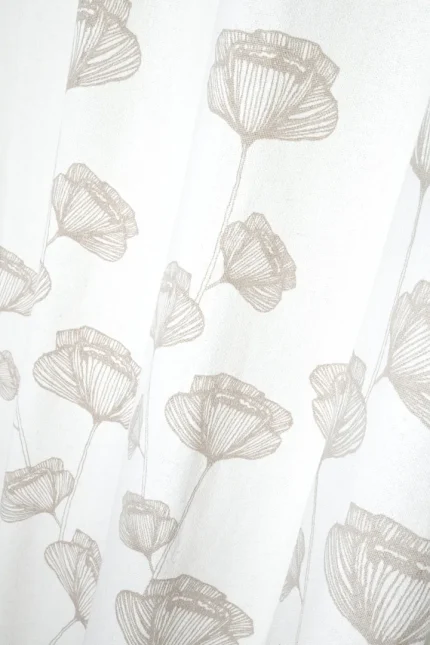 Draperie Orianna 140X260 cm, culoare natural, 45% poliester 55% bumbac - imagine 3