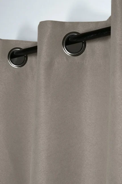Draperie Milton 135X240 cm, culoare greige, 100% poliester - imagine 3