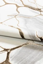 Covor living AURA LUX 53473A Maro / Alb - imagine 8