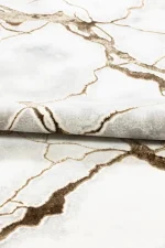 Covor living AURA LUX 53471A Maro / Alb - imagine 9