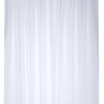 Perdea Madrid 290X260 cm, culoare alb, 100% poliester