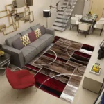 Covor Geometric SULTAN 38499A Rosu/ Bej
