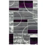 Covor Geometric SULTAN 38499A Lila/ Gri - imagine 2