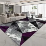 Covor Geometric SULTAN 38500A Gri/ Lila