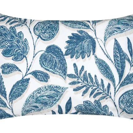 Lenjerie Calliope pat dublu King Size, 3 piese, cearsaf pilota 260X240 cm, 2 fete de perna 63×63 cm, culoare verde petrol, 100% bumbac OEKO TEX