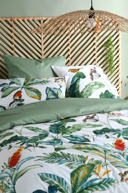 Față de pernă Arupana 50X70 cm, culoare verde, 100% bumbac - imagine 6