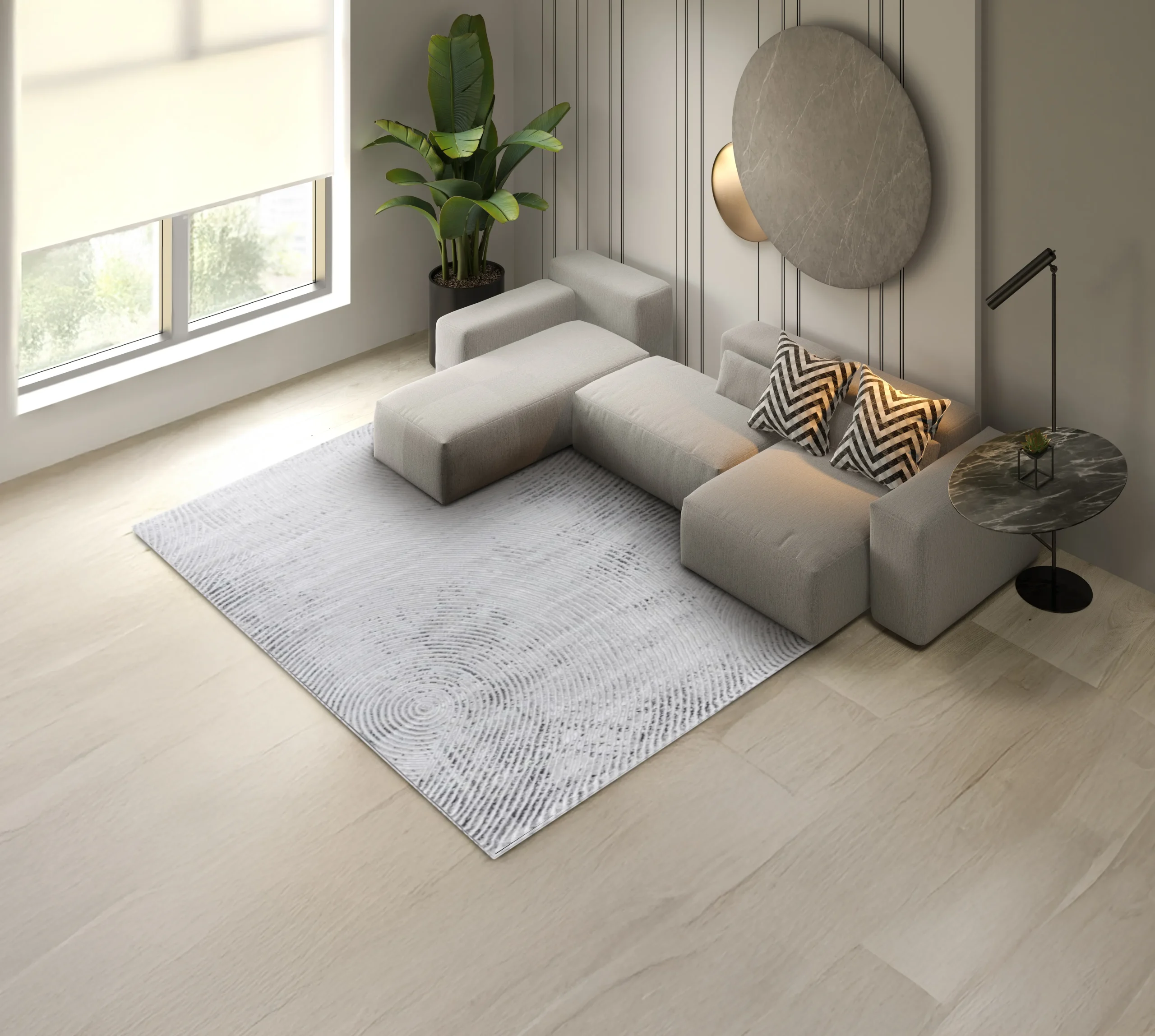 ambient-Covor-Lusso-LZ134A-CremBej Covor Lusso LZ134A Crem/Bej - imagine 1
