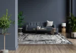 Covor living Rose 50122 Negru