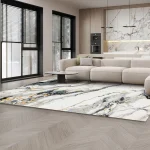 Covor MARMO 40869A AURIU / NEGRU