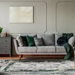 Covor living Rose 50122 Verde Smarald
